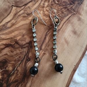 Diamond Dangle Earrings